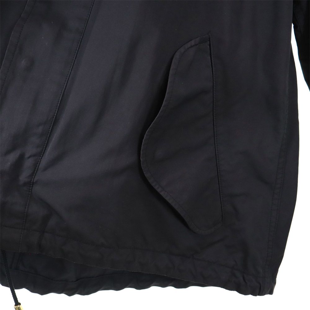 THE RERACS Japanese Long Sleeve Zip Jacket Black Size 38