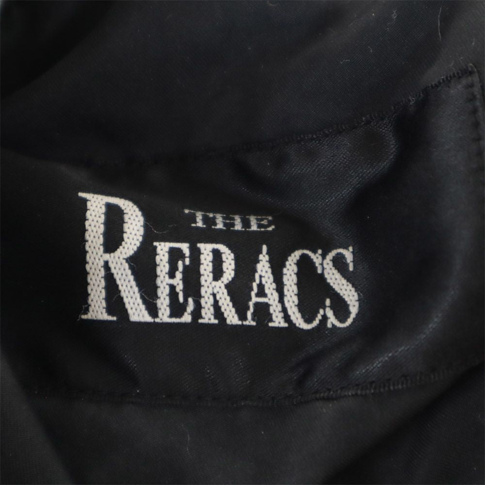 THE RERACS Japanese Long Sleeve Zip Jacket Black Size 38