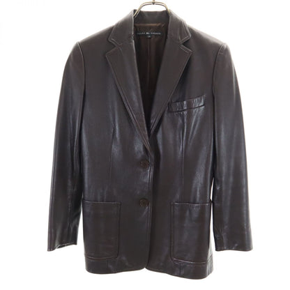 RALPH LAUREN Leather Blazer Brown Size JP 7