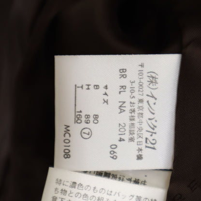 RALPH LAUREN Leather Blazer Brown Size JP 7