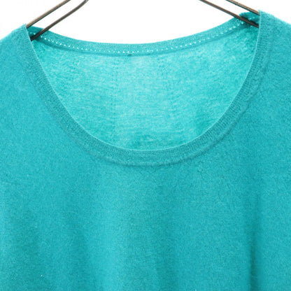 HERMES Italian 100% Cashmere Short Sweater Green Size 40
