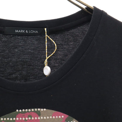 MARK&LONA Skull Short Sleeve T-Shirt Black Size M