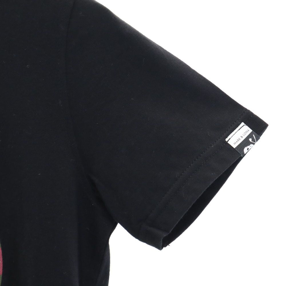 MARK&LONA Skull Short Sleeve T-Shirt Black Size M