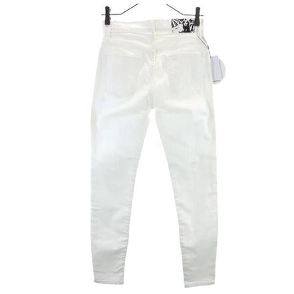HYSTERIC GLAMOUR Skull Lace Skinny Jeans White Size W26