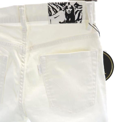 HYSTERIC GLAMOUR Skull Lace Skinny Jeans White Size W26