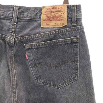 Levi's 90s USA 501 Button Fly Black Jeans Size W32