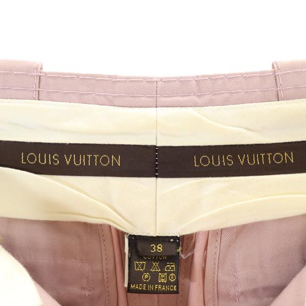 LOUIS VUITTON French Pink Pants Size 38