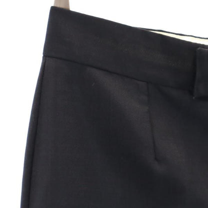 GUCCI Black Mohair Blend Creased Pants Size 40
