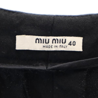 MIUMIU Italian Wool Pants Black Size 40