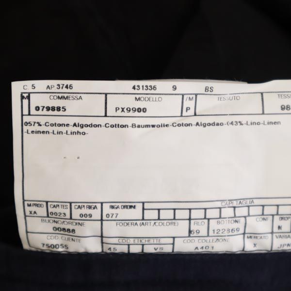 ARMANI COLLEZIONI Navy Casual Pants Size 46