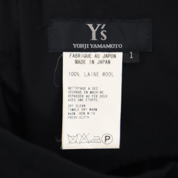 Y's Wool Pants Black Size 1