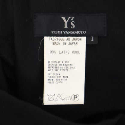 Y's Wool Pants Black Size 1