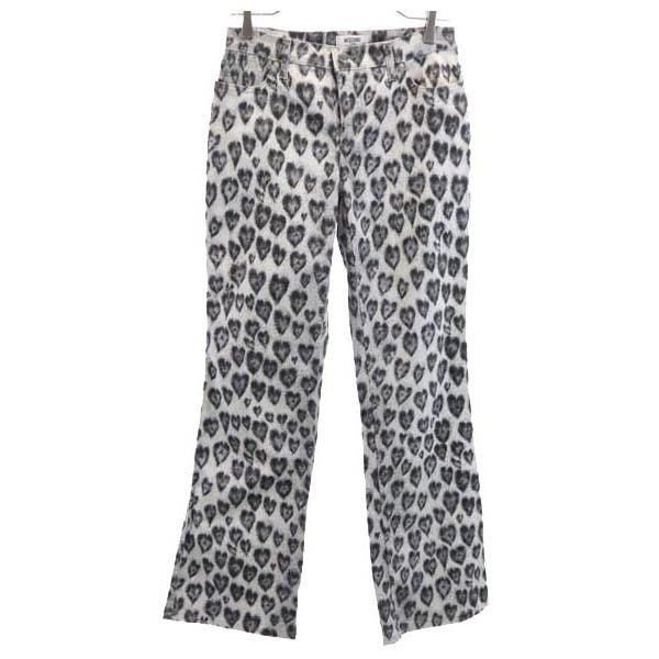 MOSCHINO JEANS Gray All-Over Flare Jeans
