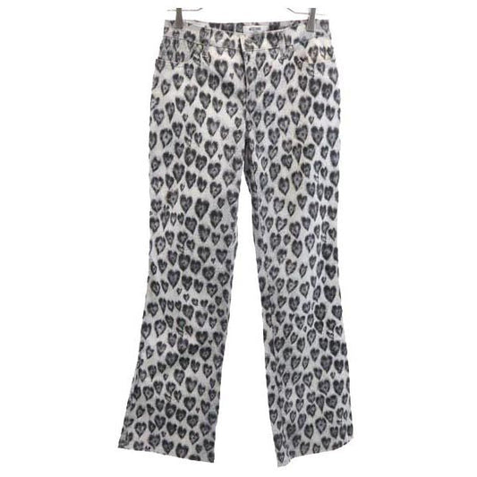 MOSCHINO JEANS Gray All-Over Flare Jeans