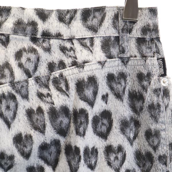 MOSCHINO JEANS Gray All-Over Flare Jeans