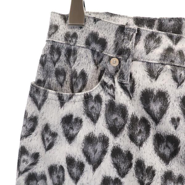 MOSCHINO JEANS Gray All-Over Flare Jeans