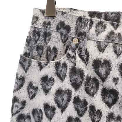 MOSCHINO JEANS Gray All-Over Flare Jeans