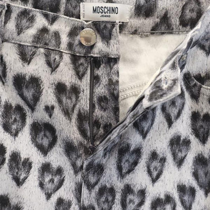 MOSCHINO JEANS Gray All-Over Flare Jeans