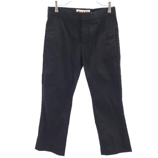 MARNI Italian-Made Cropped Pants Black Size 38