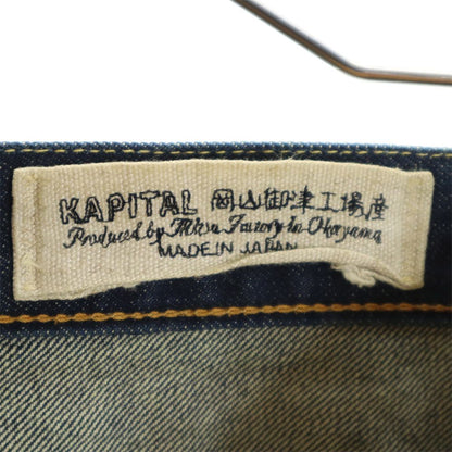 KAPITAL Japan Made Straight Denim Jeans Blue Size W32