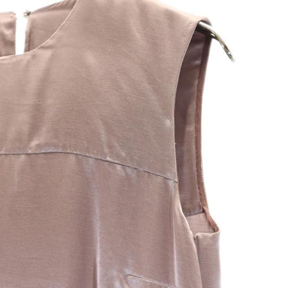 MIUMIU Italian Sleeveless Midi Dress Pink Size 40