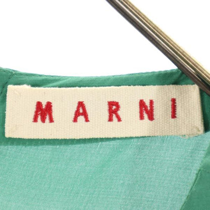MARNI Green Italian Made Long Sleeve Dress Size 38