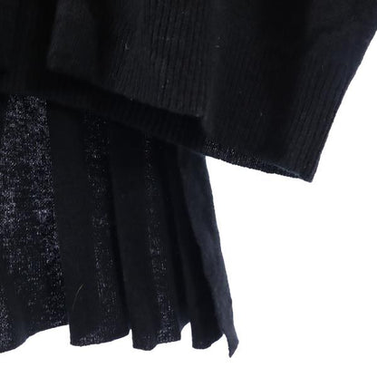 Yohji Yamamoto Black Cashmere Blend Long Cardigan Size 2