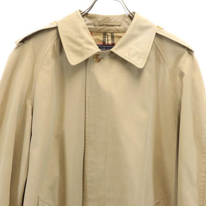 Burberrys 90s Vintage Beige Balmacaan Coat