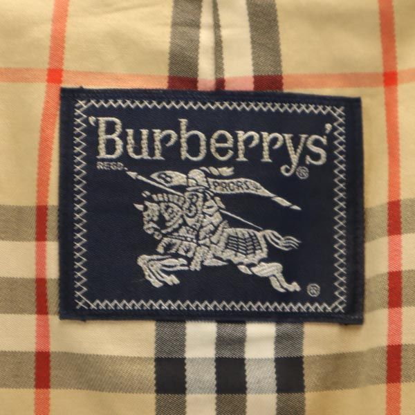 Burberrys 90s Vintage Beige Balmacaan Coat