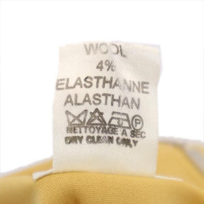 CELINE Yellow Long Sleeve Midi Dress Size 36