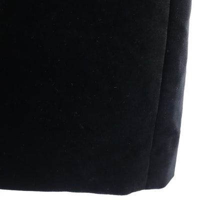 BALENCIAGA Black Velour-Style Short Sleeve Dress Size 40