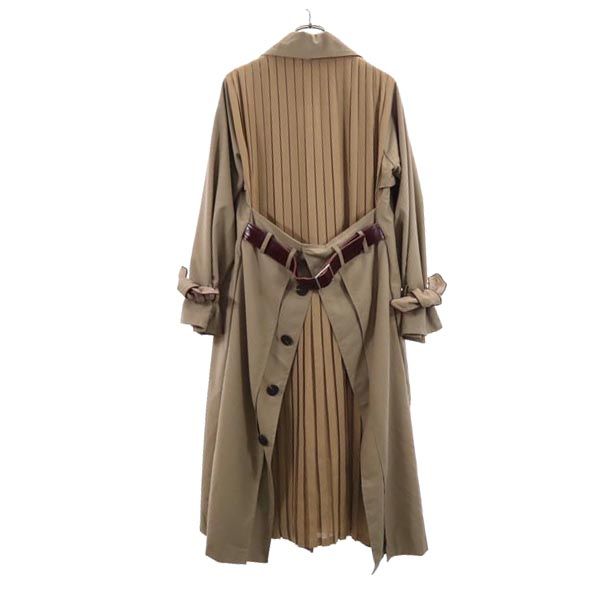 AMERI UNDRESSED Panel Design Coat Beige