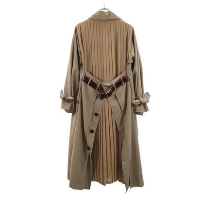 AMERI UNDRESSED Panel Design Coat Beige