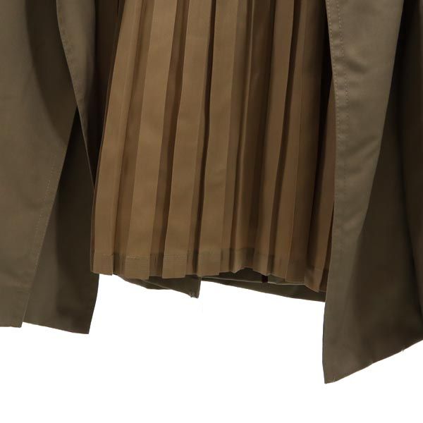 AMERI UNDRESSED Panel Design Coat Beige