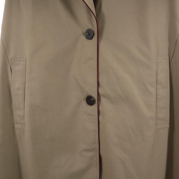 AMERI UNDRESSED Panel Design Coat Beige