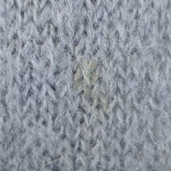 VINTAGE 80s Mohair Knit Long Sleeve Cardigan Blue Size L