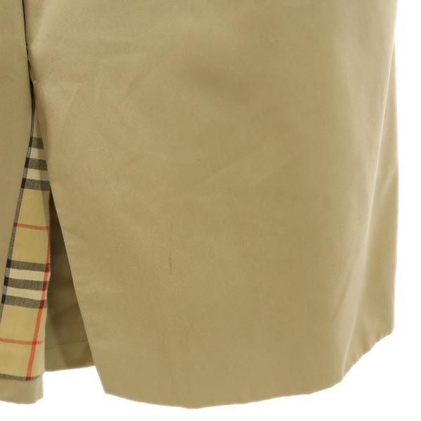Burberrys 90s Old Beige Balmacaan Coat