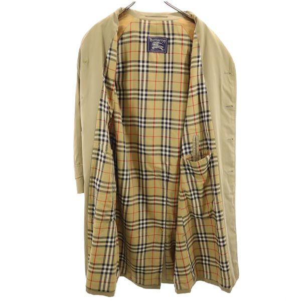 Burberrys 90s Old Beige Balmacaan Coat