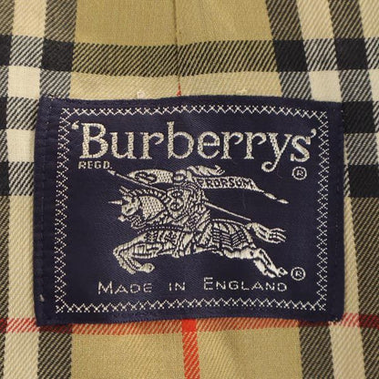 Burberrys 90s Old Beige Balmacaan Coat