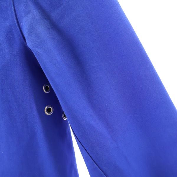 Mackintosh British Rubberized Balmacaan Coat Blue Size 32