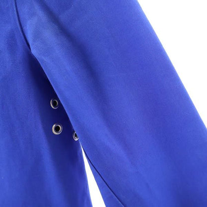Mackintosh British Rubberized Balmacaan Coat Blue Size 32