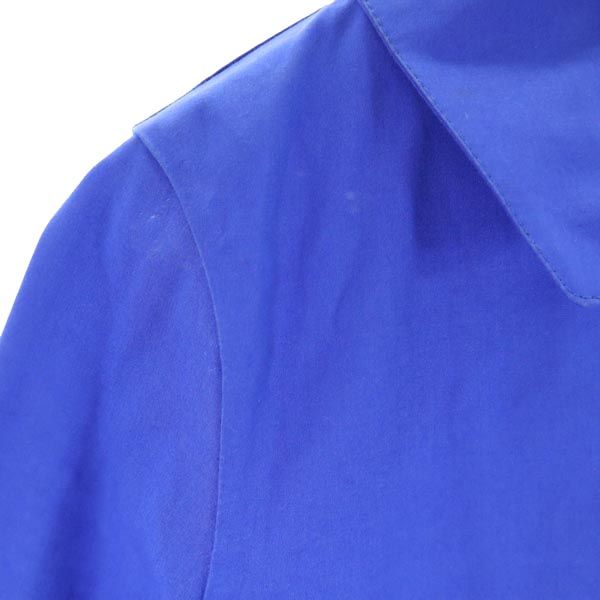 Mackintosh British Rubberized Balmacaan Coat Blue Size 32