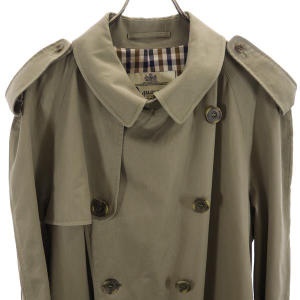 Aquascutum Made in UK Trench Coat Khaki