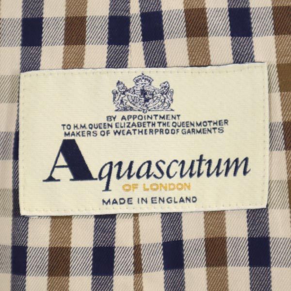 Aquascutum Made in UK Trench Coat Khaki