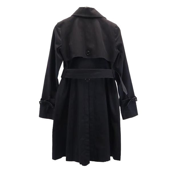 BURBERRY BLUE LABEL Black Trench Coat Size 36