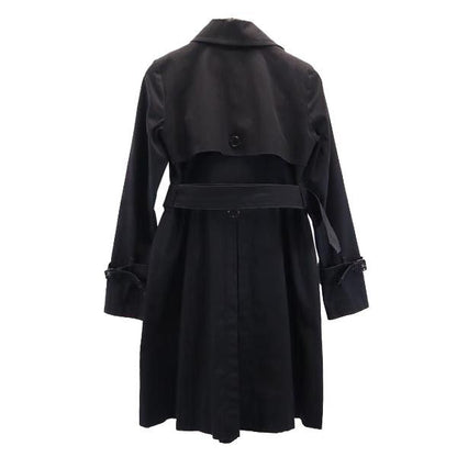 BURBERRY BLUE LABEL Black Trench Coat Size 36