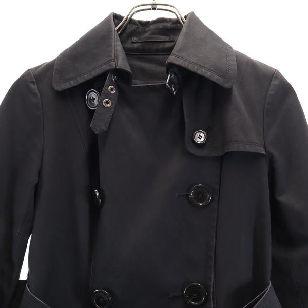 BURBERRY BLUE LABEL Black Trench Coat Size 36