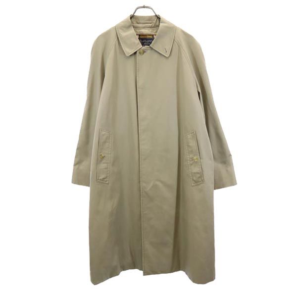 Burberrys 80s Vintage Khaki Bal Collar Coat