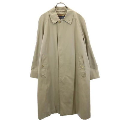 Burberrys 80s Vintage Khaki Bal Collar Coat