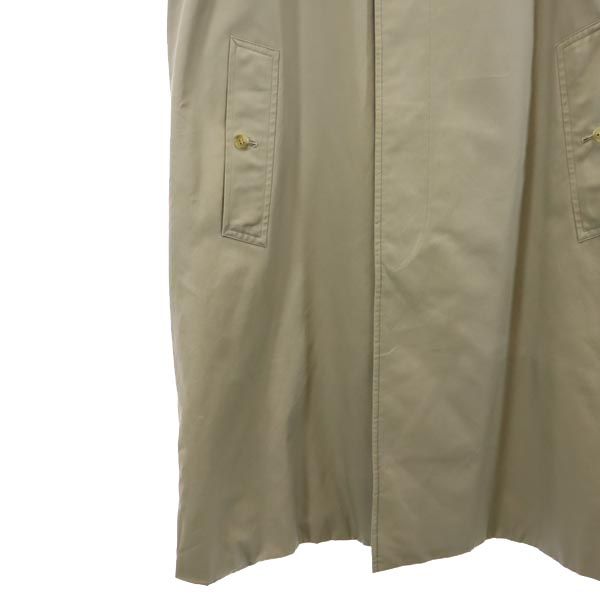 Burberrys 80s Vintage Khaki Bal Collar Coat